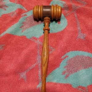 Wooden Gavel Wall Decor